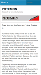 Mobile Screenshot of potemkin-zeitschrift.de